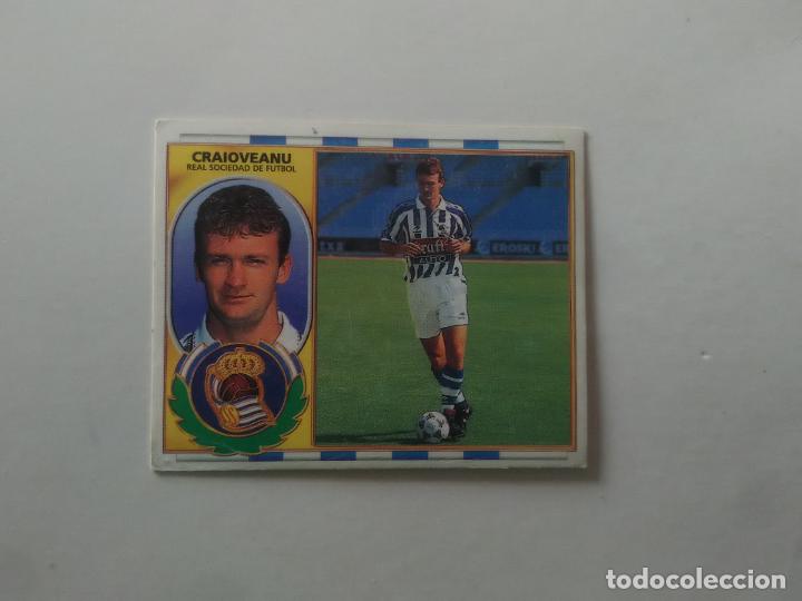 Figurine di Calcio: CRAIOVEANU REAL SOCIEDAD CROMO FUTBOL LIGA EDICIONES ESTE 1996-1997 96-97