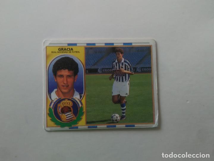 Figurine di Calcio: GRACIA REAL SOCIEDAD CROMO FUTBOL LIGA EDICIONES ESTE 1996-1997 96-97