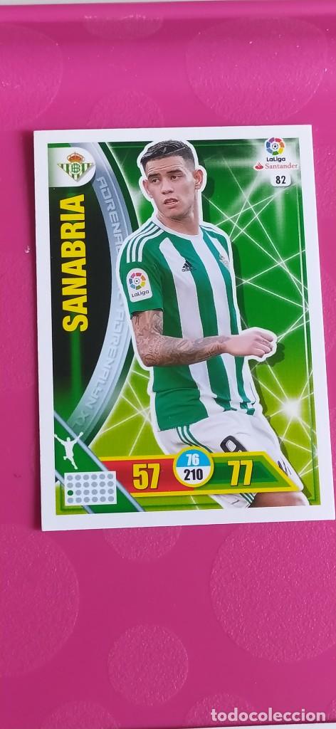 Cromos de Futebol: BETIS SANABRIA N&ordm; 82 CARD ADRENALYN PANINI 16 17 2016 2017