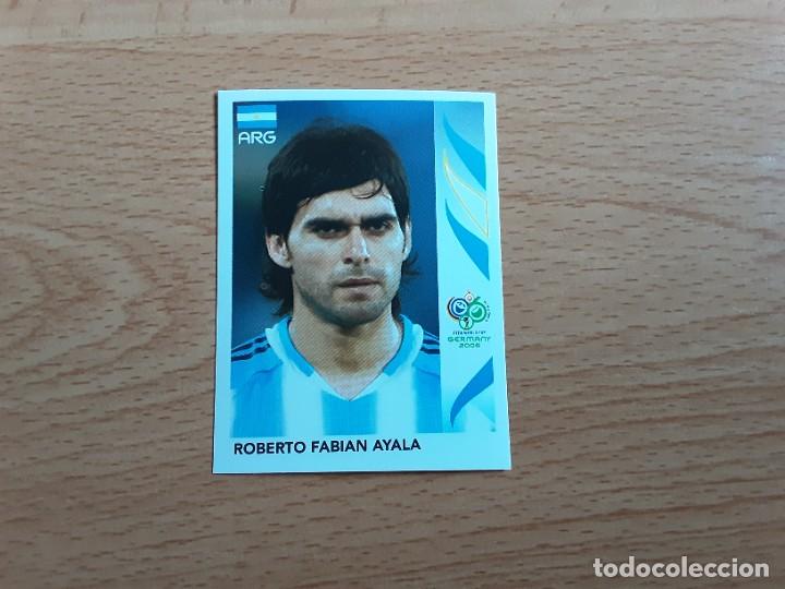Cartes &agrave; collectionner de Football: CROMO FUTBOL MUNDIAL 2006 EDITORIAL PANINI 172.AYALA-ARGENTINA-NUNCA PEGADO