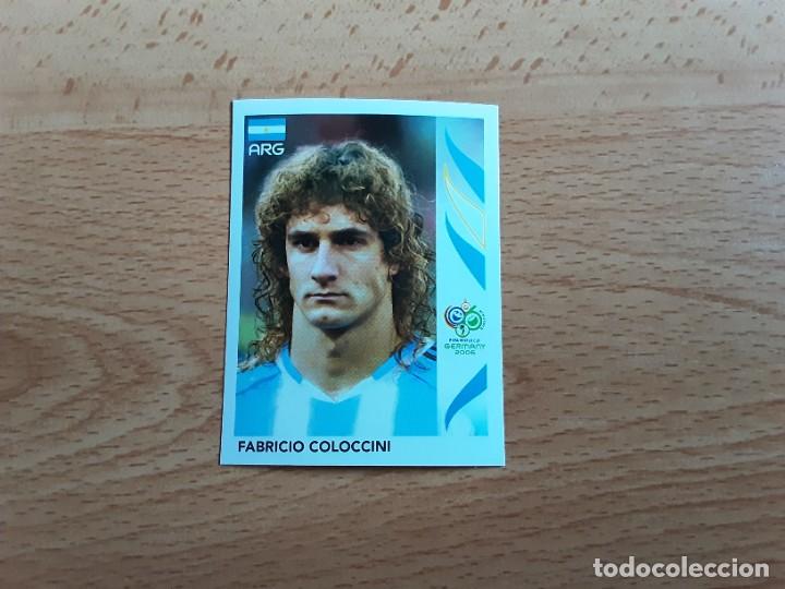 Cromos de F&uacute;tbol: CROMO FUTBOL MUNDIAL 2006 EDITORIAL PANINI 173.COLOCCINI-ARGENTINA-NUNCA PEGADO