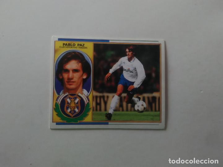 Fu&szlig;ball-Sticker: PABLO PAZ TENERIFE CROMO FUTBOL LIGA EDICIONES ESTE 1996-1997 96-97