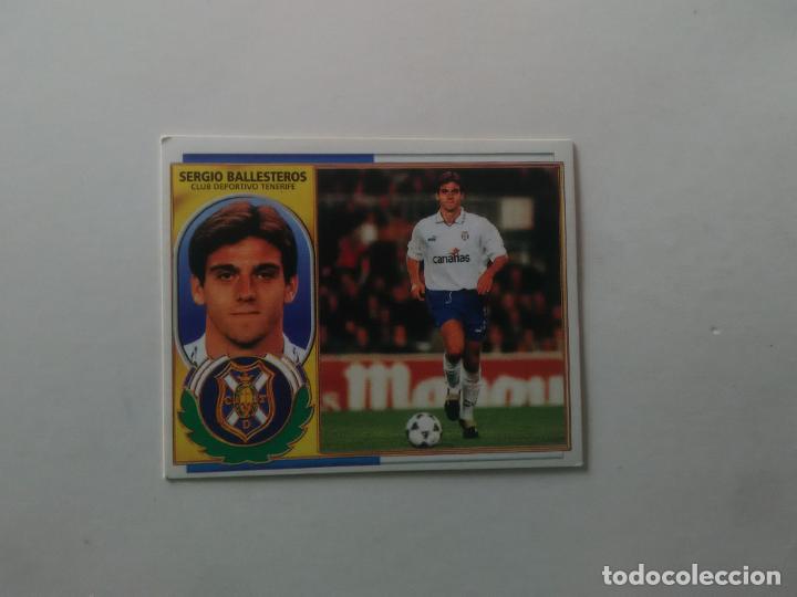 Figurine di Calcio: SERGIO BALLESTEROS TENERIFE CROMO FUTBOL LIGA EDICIONES ESTE 1996-1997 96-97