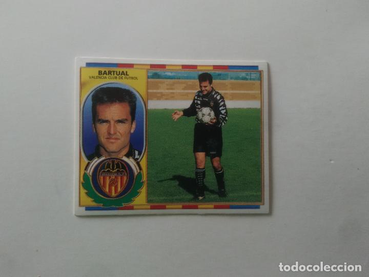 Figurine di Calcio: BARTUAL VALENCIA CROMO FUTBOL LIGA EDICIONES ESTE 1996-1997 96-97