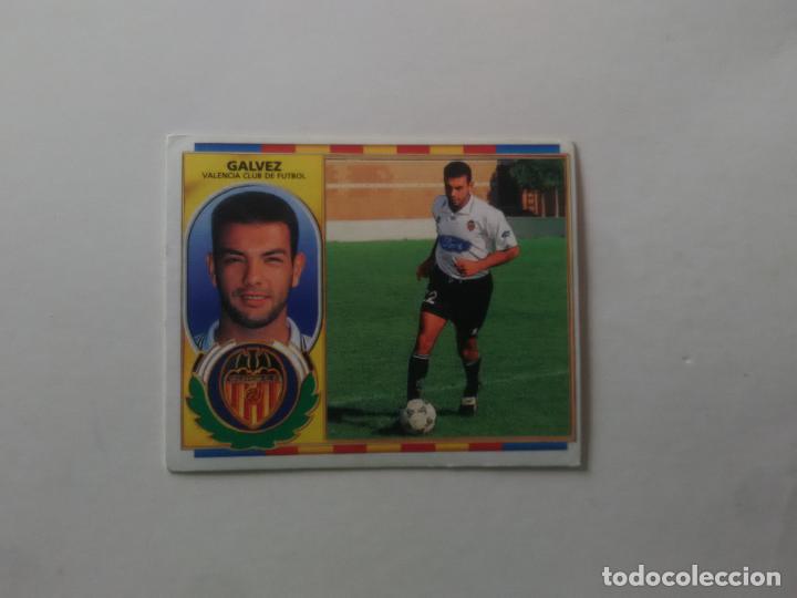 Cromos de F&uacute;tbol: GALVEZ VALENCIA CROMO FUTBOL LIGA EDICIONES ESTE 1996-1997 96-97