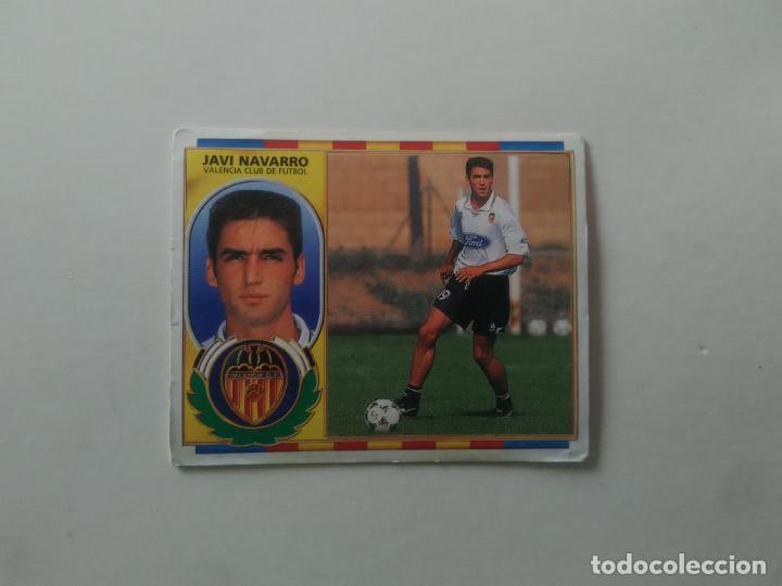 Football Stickers: JAVI NAVARRO VALENCIA CROMO FUTBOL LIGA EDICIONES ESTE 1996-1997 96-97