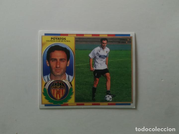 Cromos de Futebol: POYATOS VALENCIA CROMO FUTBOL LIGA EDICIONES ESTE 1996-1997 96-97