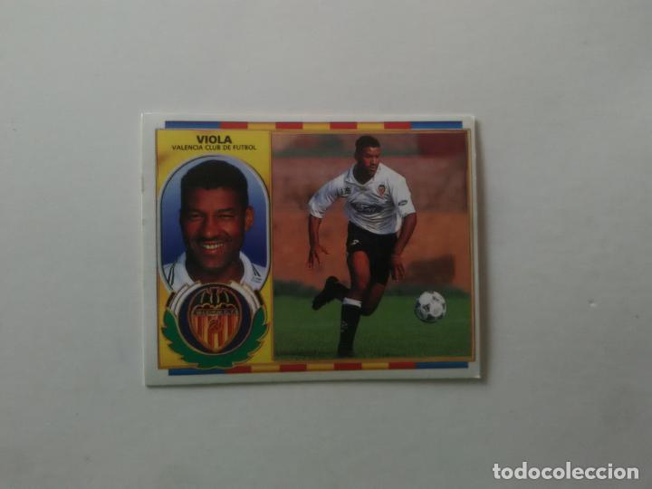 Fu&szlig;ball-Sticker: VIOLA VALENCIA CROMO FUTBOL LIGA EDICIONES ESTE 1996-1997 96-97