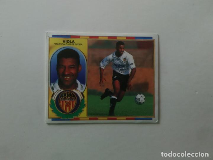 Figurine di Calcio: VIOLA VALENCIA CROMO FUTBOL LIGA EDICIONES ESTE 1996-1997 96-97