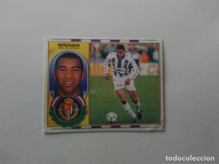 Figurine di Calcio: BENJAMIN VALLADOLID CROMO FUTBOL LIGA EDICIONES ESTE 1996-1997 96-97