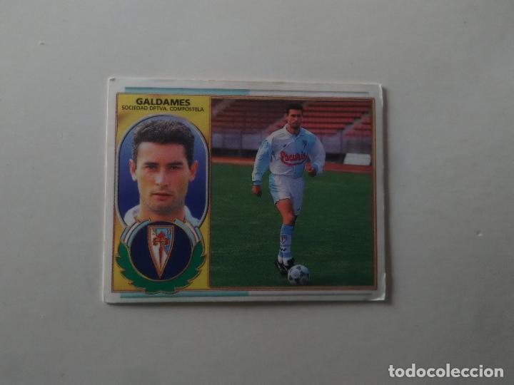 Fu&szlig;ball-Sticker: &Uacute;LTIMO FICHAJE 4 GALDAMES COMPOSTELA CROMO FUTBOL LIGA EDICIONES ESTE 1996-1997 96-97