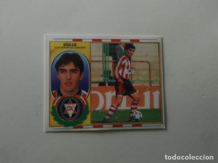 Fu&szlig;ball-Sticker: &Uacute;LTIMO FICHAJE 9 DULCE LOGRO&Ntilde;ES CROMO FUTBOL LIGA EDICIONES ESTE 1996-1997 96-97