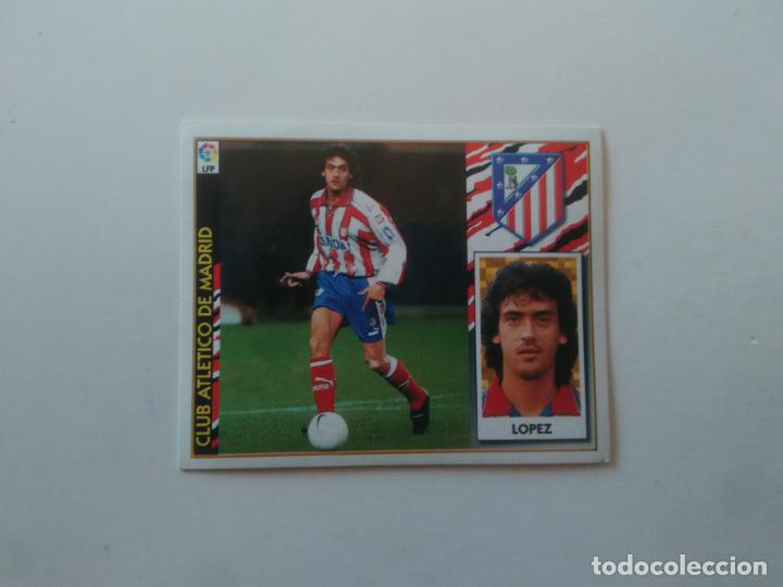 Cromos de Futebol: LOPEZ ATL&Eacute;TICO MADRID CROMO FUTBOL LIGA EDICIONES ESTE 1997-1998 97-98