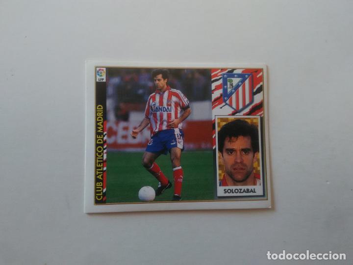 Fu&szlig;ball-Sticker: SOLOZABAL ATL&Eacute;TICO MADRID CROMO FUTBOL LIGA EDICIONES ESTE 1997-1998 97-98
