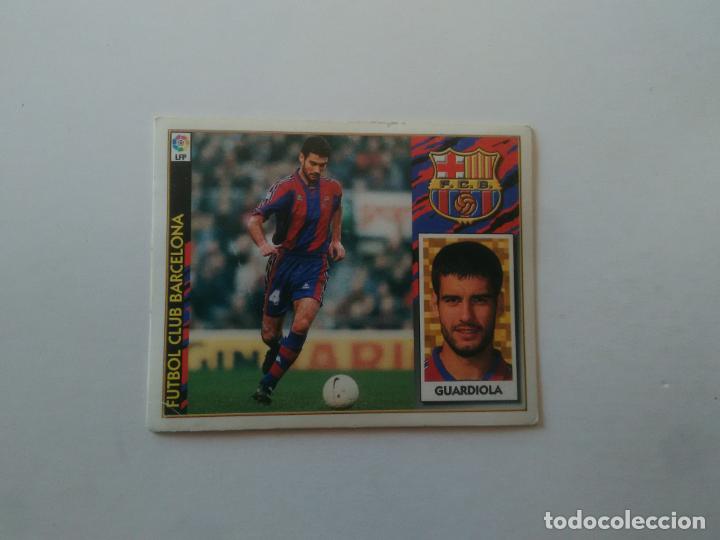 Figurine di Calcio: GUARDIOLA BARCELONA BAR&Ccedil;A CROMO FUTBOL LIGA EDICIONES ESTE 1997-1998 97-98