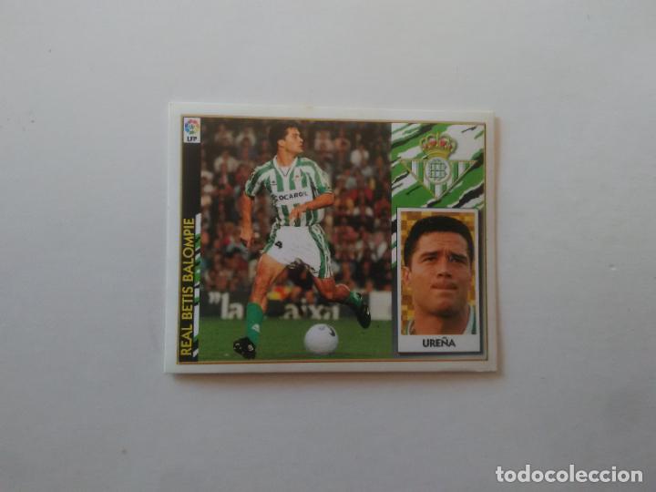 Fu&szlig;ball-Sticker: URE&Ntilde;A BETIS CROMO FUTBOL LIGA EDICIONES ESTE 1997-1998 97-98