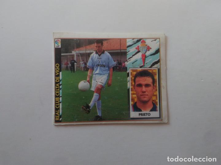 Fu&szlig;ball-Sticker: PRIETO CELTA DE VIGO CROMO FUTBOL LIGA EDICIONES ESTE 1997-1998 97-98