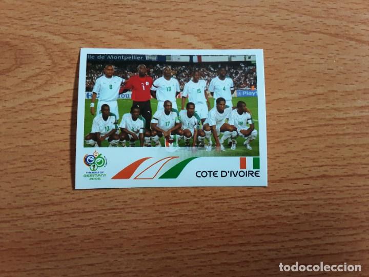 Cromos de f&uacute;tbol: CROMO FUTBOL MUNDIAL 2006 EDITORIAL PANINI 188.ALINEACION-COSTA DE MARFIL-NUNCA PEGADO