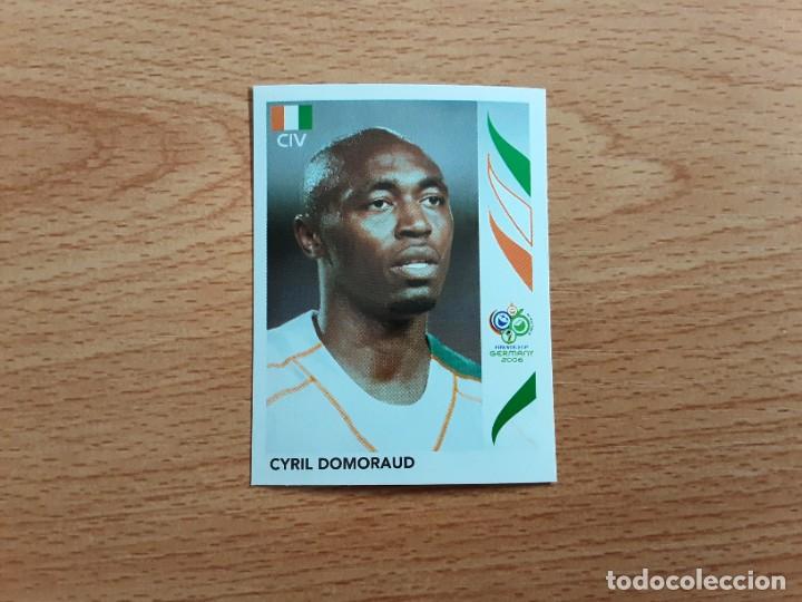 Figurine di Calcio: CROMO FUTBOL MUNDIAL 2006 EDITORIAL PANINI 192.DOMORAUD-COSTA DE MARFIL-NUNCA PEGADO
