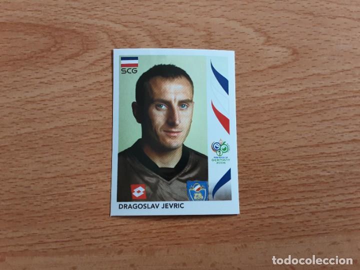 Cromos de f&uacute;tbol: CROMO FUTBOL MUNDIAL 2006 EDITORIAL PANINI 209.JEVRIC-SERBIA-NUNCA PEGADO