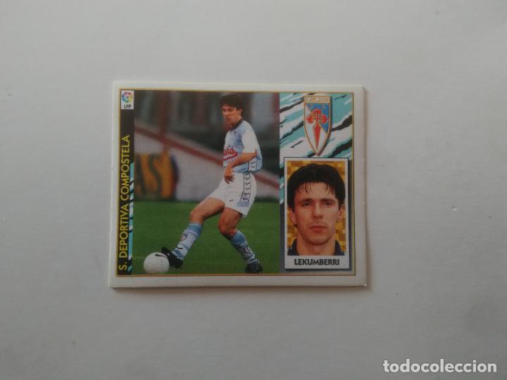Figurine di Calcio: LEKUMBERRI COMPOSTELA CROMO FUTBOL LIGA EDICIONES ESTE 1997-1998 97-98
