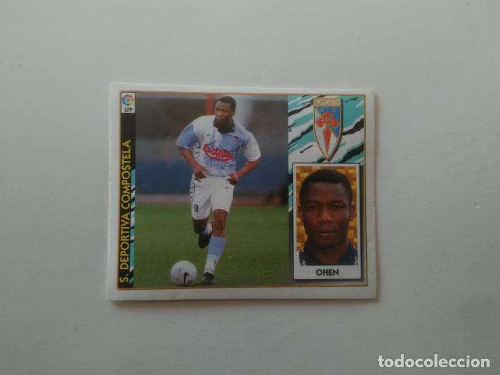 Figurine di Calcio: OHEN COMPOSTELA CROMO FUTBOL LIGA EDICIONES ESTE 1997-1998 97-98