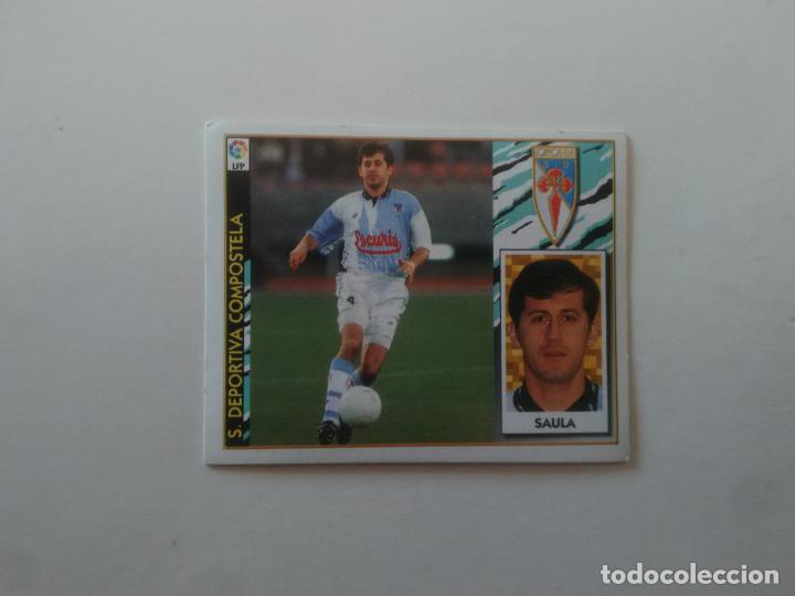 Fu&szlig;ball-Sticker: SAULA COMPOSTELA CROMO FUTBOL LIGA EDICIONES ESTE 1997-1998 97-98