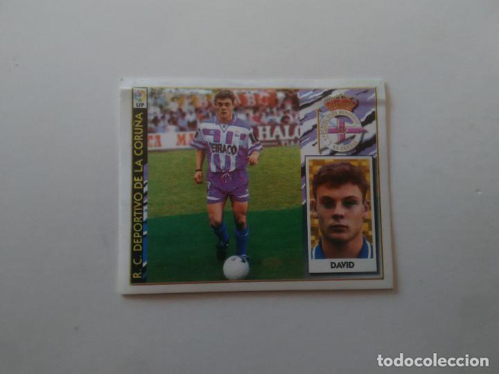 Figurine di Calcio: DAVID BAJA DEPORTIVO CORU&Ntilde;A CROMO FUTBOL LIGA EDICIONES ESTE 1997-1998 97-98