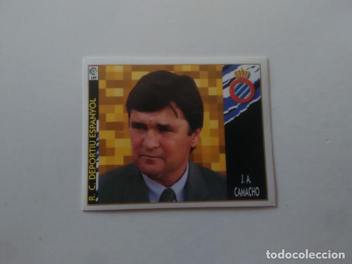 Fu&szlig;ball-Sticker: CAMACHO ESPANYOL ESPA&Ntilde;OL CROMO FUTBOL LIGA EDICIONES ESTE 1997-1998 97-98