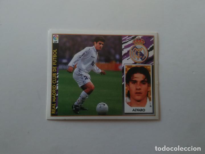 Fu&szlig;ball-Sticker: ALVARO REAL MADRID CROMO FUTBOL LIGA EDICIONES ESTE 1997-1998 97-98