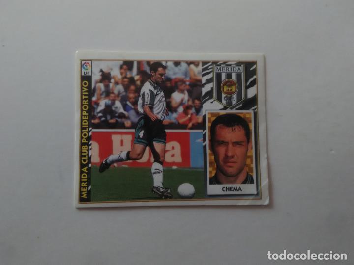 Fu&szlig;ball-Sticker: CHEMA M&Eacute;RIDA CROMO FUTBOL LIGA EDICIONES ESTE 1997-1998 97-98