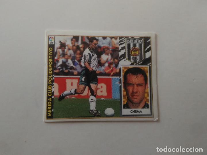 Fu&szlig;ball-Sticker: CHEMA M&Eacute;RIDA CROMO FUTBOL LIGA EDICIONES ESTE 1997-1998 97-98