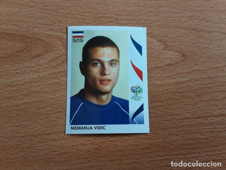Cromos de f&uacute;tbol: CROMO FUTBOL MUNDIAL 2006 EDITORIAL PANINI 213.VIDIC-SERBIA-NUNCA PEGADO