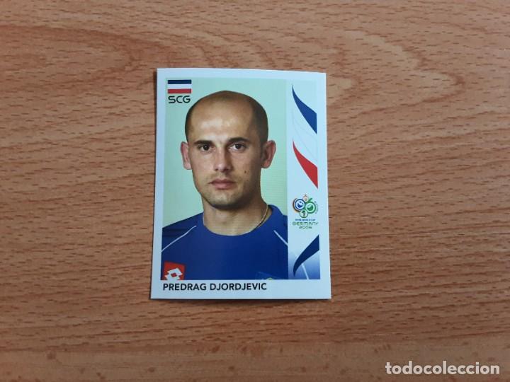 Cromos de F&uacute;tbol: CROMO FUTBOL MUNDIAL 2006 EDITORIAL PANINI 215.DJORDJEVIC-SERBIA-NUNCA PEGADO