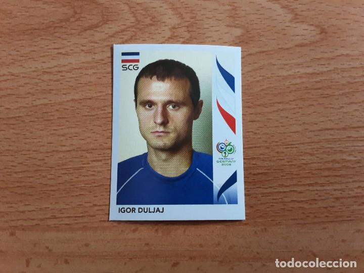 Cromos de F&uacute;tbol: CROMO FUTBOL MUNDIAL 2006 EDITORIAL PANINI 216.DULJAJ-SERBIA-NUNCA PEGADO