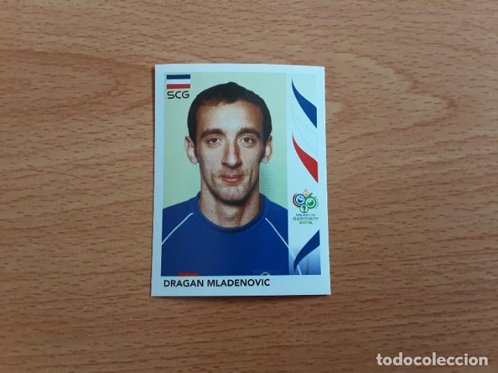 Cromos de f&uacute;tbol: CROMO FUTBOL MUNDIAL 2006 EDITORIAL PANINI 218.MLADENOVIC-SERBIA-NUNCA PEGADO