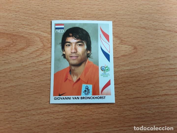 Cromos de F&uacute;tbol: CROMO FUTBOL MUNDIAL 2006 EDITORIAL PANINI 234.VAN BRONCKHORST-HOLANDA-NUNCA PEGADO
