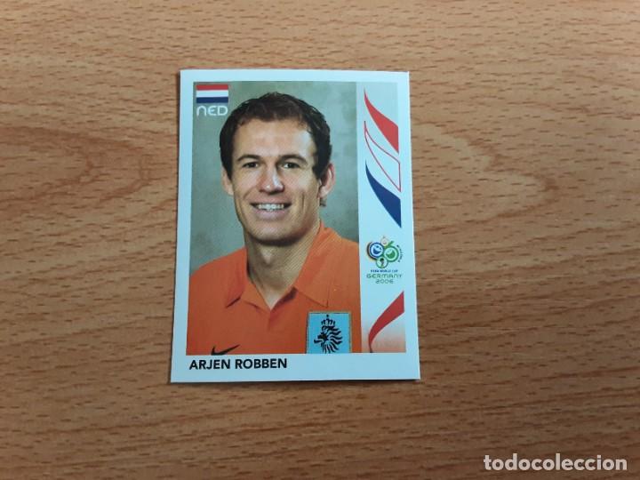 Football Stickers: CROMO FUTBOL MUNDIAL 2006 EDITORIAL PANINI 240.ROBBEN-HOLANDA-NUNCA PEGADO