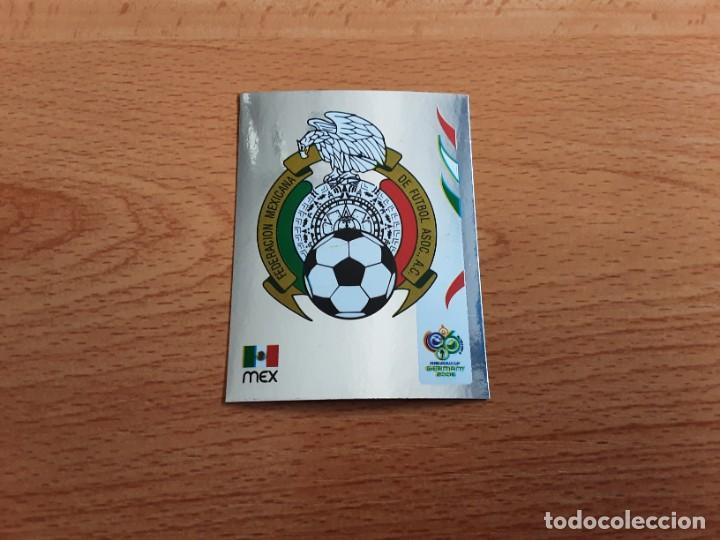 Cromos de F&uacute;tbol: CROMO FUTBOL MUNDIAL 2006 EDITORIAL PANINI 245.ESCUDO-MEXICO-NUNCA PEGADO