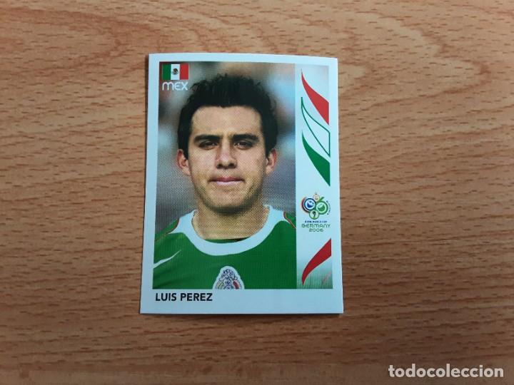 Figurine di Calcio: CROMO FUTBOL MUNDIAL 2006 EDITORIAL PANINI 256.PEREZ-MEXICO-NUNCA PEGADO