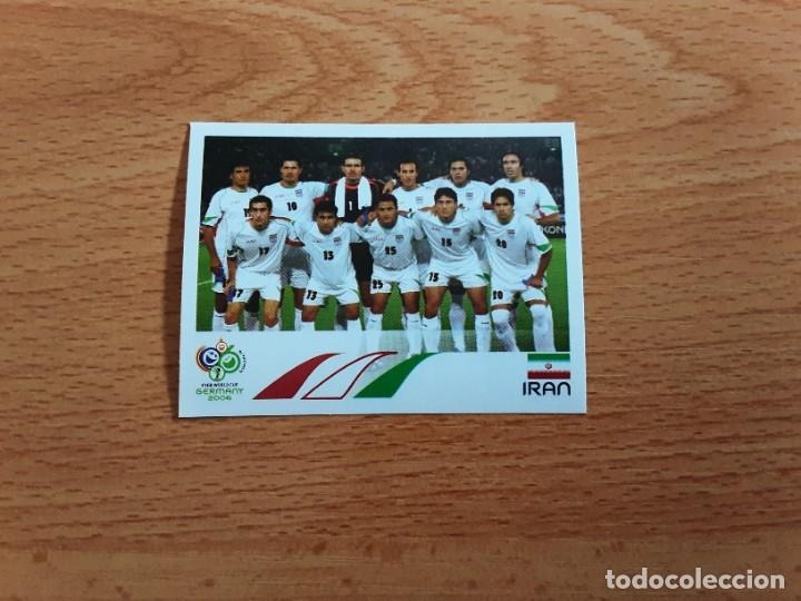 Fu&szlig;ball-Sticker: CROMO FUTBOL MUNDIAL 2006 EDITORIAL PANINI 263.ALINEACION-IRAN-NUNCA PEGADO