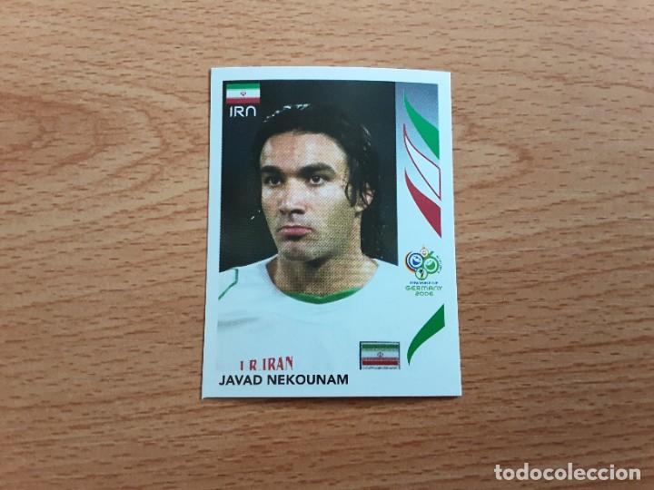 Cromos de F&uacute;tbol: CROMO FUTBOL MUNDIAL 2006 EDITORIAL PANINI 269.NEKOUNAM-IRAN-NUNCA PEGADO