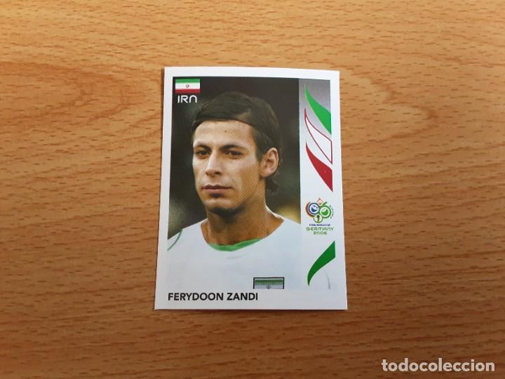 Figurine di Calcio: CROMO FUTBOL MUNDIAL 2006 EDITORIAL PANINI 277.ZANDI-IRAN-NUNCA PEGADO