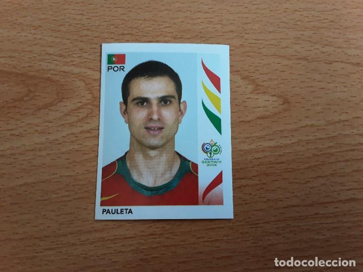 Figurine di Calcio: CROMO FUTBOL MUNDIAL 2006 EDITORIAL PANINI 300.PAULETA-PORTUGAL-NUNCA PEGADO