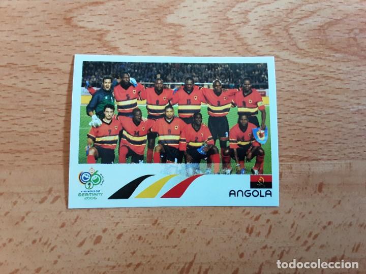 Cromos de Futebol: CROMO FUTBOL MUNDIAL 2006 EDITORIAL PANINI 302.ALINEACION-ANGOLA-NUNCA PEGADO