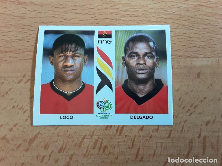 Cromos de Futebol: CROMO FUTBOL MUNDIAL 2006 EDITORIAL PANINI 305.LOCO/DELGADO-ANGOLA-NUNCA PEGADO