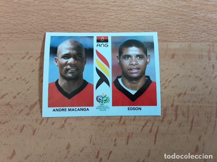Cromos de F&uacute;tbol: CROMO FUTBOL MUNDIAL 2006 EDITORIAL PANINI 306.MACANGA/EDSON-ANGOLA-NUNCA PEGADO