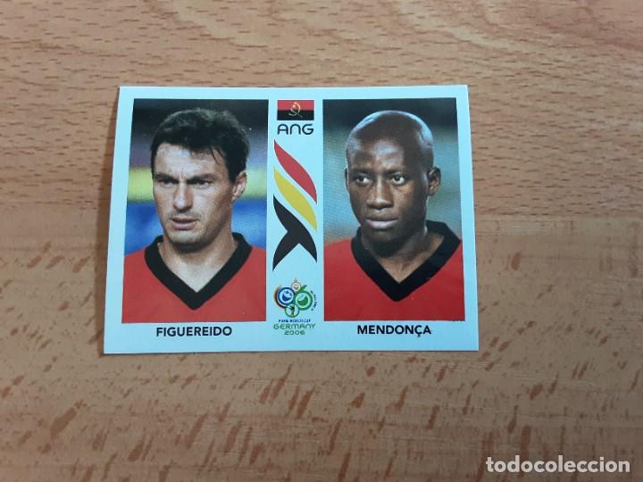 Figurine di Calcio: CROMO FUTBOL MUNDIAL 2006 EDITORIAL PANINI 307.FIGUEREIDO/MENDON&Ccedil;A-ANGOLA-NUNCA PEGADO