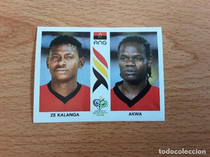 Cromos de F&uacute;tbol: CROMO FUTBOL MUNDIAL 2006 EDITORIAL PANINI 308.ZE KALANGA/AKWA-ANGOLA-NUNCA PEGADO