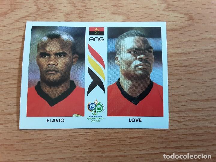 Cromos de F&uacute;tbol: CROMO FUTBOL MUNDIAL 2006 EDITORIAL PANINI 309.FLAVIO/LOVE-ANGOLA-NUNCA PEGADO